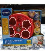 VTECH Sort & Discover Drum 6-36M Musical Shape Sorter Numbers Education Learning - $16.82