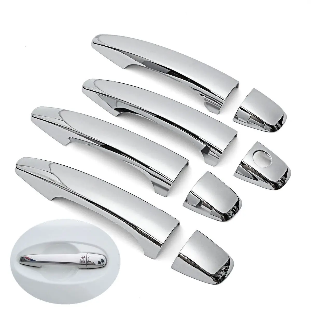 For  Corolla fielder 2014 2015 2016 2017 2018 Chrome Car Door Handle Cover Pad S - £82.89 GBP