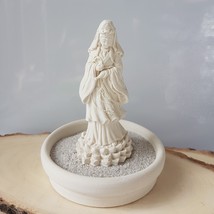 meditation standing Guanyin, Miniature, Zen/Fairy Garden Supplies DIY Accessory - £11.87 GBP