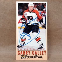 1993-94 PowerPlay #182 Garry Galley SIGNED Autograph Philadelphia Flyers - $2.95