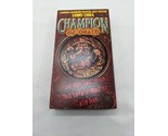 Champion Of Death Sony Chiba VHS - £7.00 GBP