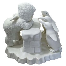 Dept 56 Vintage Snow Babies Porcelain Figurine Penquins What Shall We Do Today - £19.14 GBP