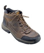 ARIAT Leather Mens Hiking Shoes Brown Comfort Lace-Up Outdoor Size 12D - $85.49