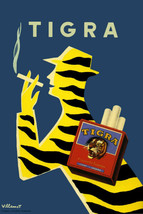 Vintage Decoration  Design TRAVEL Poster.Tiger Smoking ad.Art Decor.449 - £14.32 GBP+