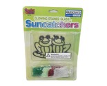 VINTAGE MAKIT &amp; BAKIT SUNCATCHER MAKE YOUR OWN GLOW IN DARK STAINED GLAS... - $29.45