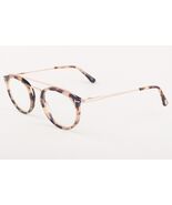 Tom Ford 5516 055 Light Havana Gold / Blue Block Eyeglasses TF5516 055 48mm - $236.55