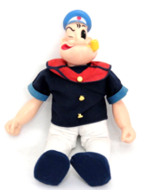 Vintage King Features Popeye Doll 16&quot; Cloth Plastic - £35.33 GBP