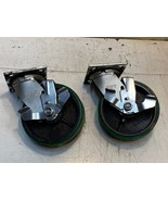 2 Quantity of Encore 4 Series 6&quot; Swivel Green Caster Wheels 6x2 (2 Quant... - $64.99