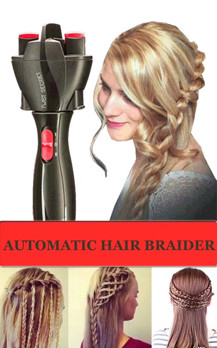 Hair Braider Automatic Twist Braiding Device Hair DIY Braider Hair Styli... - €24,02 EUR