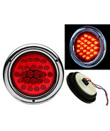 4&quot; Round Work Truck Box Trailer Rv Brake Tail Light Turn Signal Red Led ... - $9.95