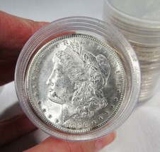 Old Vintage US Morgan Dollars 90% Silver 1878-1904 Brilliant BU Coins AK21 - £59.99 GBP