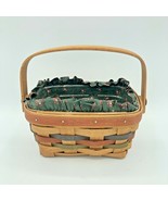 Longaberger 1991 Shades of Autumn Basket Handwoven Wicker Swing Handle C... - $28.01