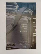 IBM ThinkPad Targus Carrying Case Booklet Magazine Ad - $6.09