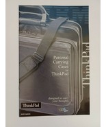 IBM ThinkPad Targus Carrying Case Booklet Magazine Ad - £4.76 GBP