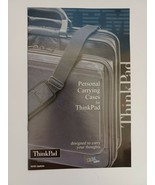 IBM ThinkPad Targus Carrying Case Booklet Magazine Ad - $6.09