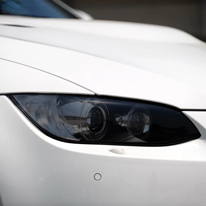 2 Pcs Car Headlight Protective Film Transparent Smoked Black TPU Sticker For BMW - $25.68+