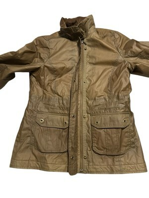 L.L Bean Waxed Upland Coat Insulated Size Medium - $98.01