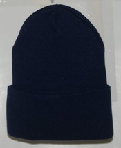 NFL Licensed Tennessee Titans Navy Blue Cuffed Winter Cap image 2