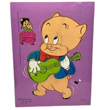 Connor Toy Porky Pig Troubador Warner Bros. 12 Pc. Wooden puzzle - £9.06 GBP