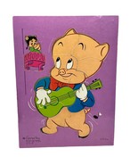 Connor Toy Porky Pig Troubador Warner Bros. 12 Pc. Wooden puzzle - $11.52