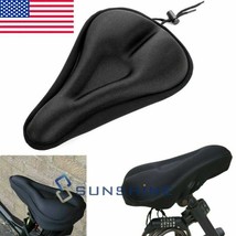 Bike Seat Cover Gel Comfort Cushion Cover Soft Padded Mountain Bicycle S... - £12.70 GBP