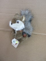 NOS Boyds Bears Merle B. Squirrel 55214 Plush Acorn Necklace B86 K - £36.34 GBP