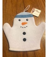 Elle &amp; Kate Bath Glove Snowman Cute-Brand New-Ships N 24h - $14.73