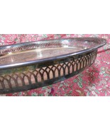 Sheffield Silver-Plated Serving Tray #373, for Thanksgiving, Christmas, ... - £91.78 GBP