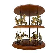 Princeton Gallery Carousel Stand and 12 Birthstone Horses Assembly Required - $84.15