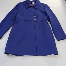 Rina Rossi 8823-20 Women's Purple Blue Dress Casual Blazer Coat Size 4 USA Made image 12