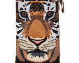 Bengal Tiger 608 Beaded Club Bag Evening Clutch Purse w/ Shoulder Strap - £27.05 GBP