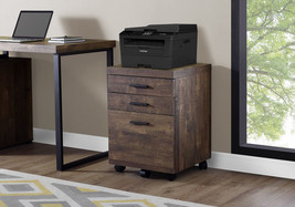 25.25&quot; Particle Board And Mdf Filing Cabinet With 3 Drawers - $276.49
