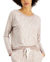 Alfani Womens Printed Hacci Pajama Top Only,1-Piece,Size X-Large,Animal - £21.79 GBP