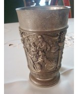 GES.GESCH. FEINZINN NK WEST GERMANY PEWTER GOBLET CUP 5&quot; ORIGINAL - $2,013.20 MXN