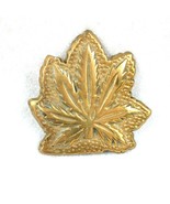Vintage Marijuana Weed Pot Cannabis Leaf Belt Buckle Hippie Brasstone Me... - £23.97 GBP