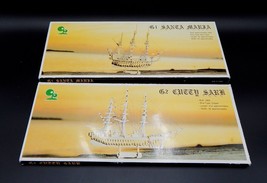 G1 Santa Maria 1492 G2 Cutty Sark Clipper 1869 Balsa Wood Ship Model Kits - £26.16 GBP