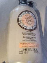  Perlier Shea Butter 25% Ultra Rich Moisturizing Bath Cream HUGE 101.4 oz/3 Litr - $100.00