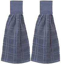 KOVOT Set of 2 Cotton Hanging Tie Towels | Include (2) Hanging Towels Th... - £11.13 GBP