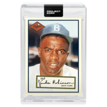 Topps Project 2020 #194 1952 312 Jackie Robinson La Brooklyn Dodgers Oldmanalan! - £13.31 GBP