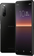 SONY XPERIA 10 II XQ-AU52 4gb 128gb Dual Sim 6.0&quot; Fingerprint Android 4g Black - £308.81 GBP