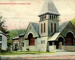 Vtg Postcard c 1910 UDB - Congregational Church - Cloverdale, CA - Unused - $5.31
