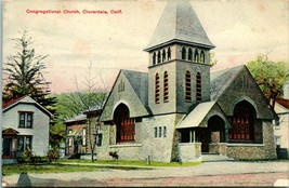 Vtg Postcard c 1910 UDB - Congregational Church - Cloverdale, CA - Unused - £4.23 GBP