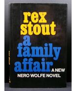 Rex Stout A FAMILY AFFAIR First edition 1975 Nero Wolfe and Archie Myste... - $22.49