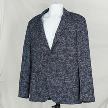 John Varvatos Blue Blazer Suit Jacket - Patterned 52 - $447.30