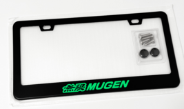 Green Mugen Power Racing License Plate Frame High Quality Fits Honda / Acura - £18.96 GBP