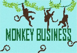 Pepita Needlepoint kit: Monkey Business, 10&quot; x 7&quot; - £39.48 GBP+