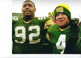 Brett Favre &amp; Reggie White 8X10 Photo Green Bay Packers Picture Nfl Football - £3.89 GBP