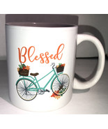 Blessed Bicycle Coffee Tea Mug Office Work Cup Gift-Free Wrap-NEW-SHIPS ... - €11,15 EUR