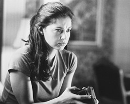 Ashley Judd 16X20 Canvas Giclee In T-Shirt Seated - $69.99