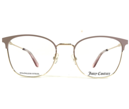 Juicy Couture Eyeglasses Frames JU212 8KJ Pink Mauve Gold Cat Eye 51-18-140 - £33.46 GBP